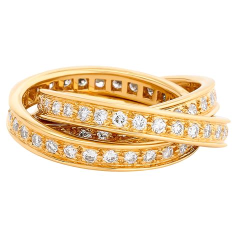 trinity wedding band cartier|cartier trinity ring dupe.